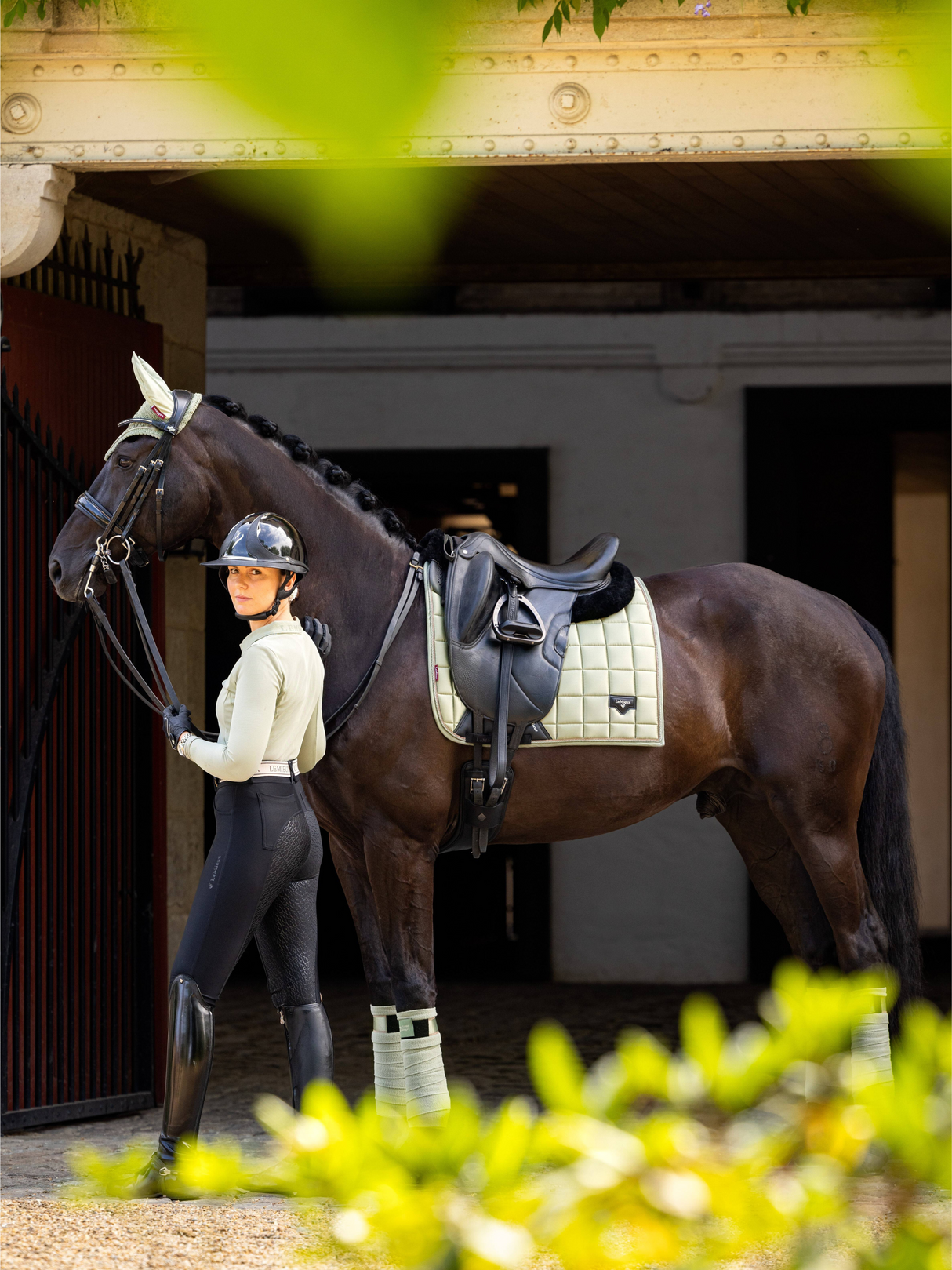 LeMieux Loire Classic Dressage Saddle Pad Fern