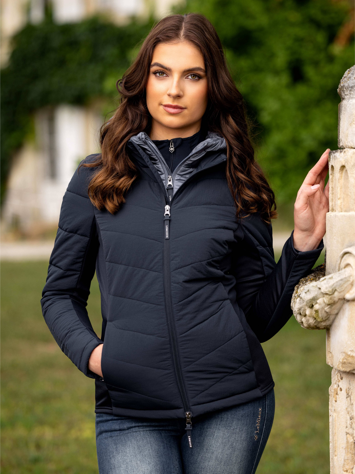 LeMieux Brioney Hybrid Jacket Navy