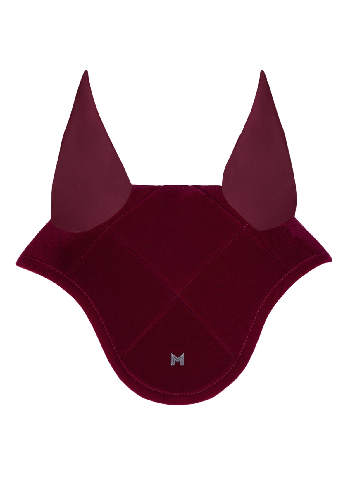 Maximilian Velvet Ear Bonnet Ruby