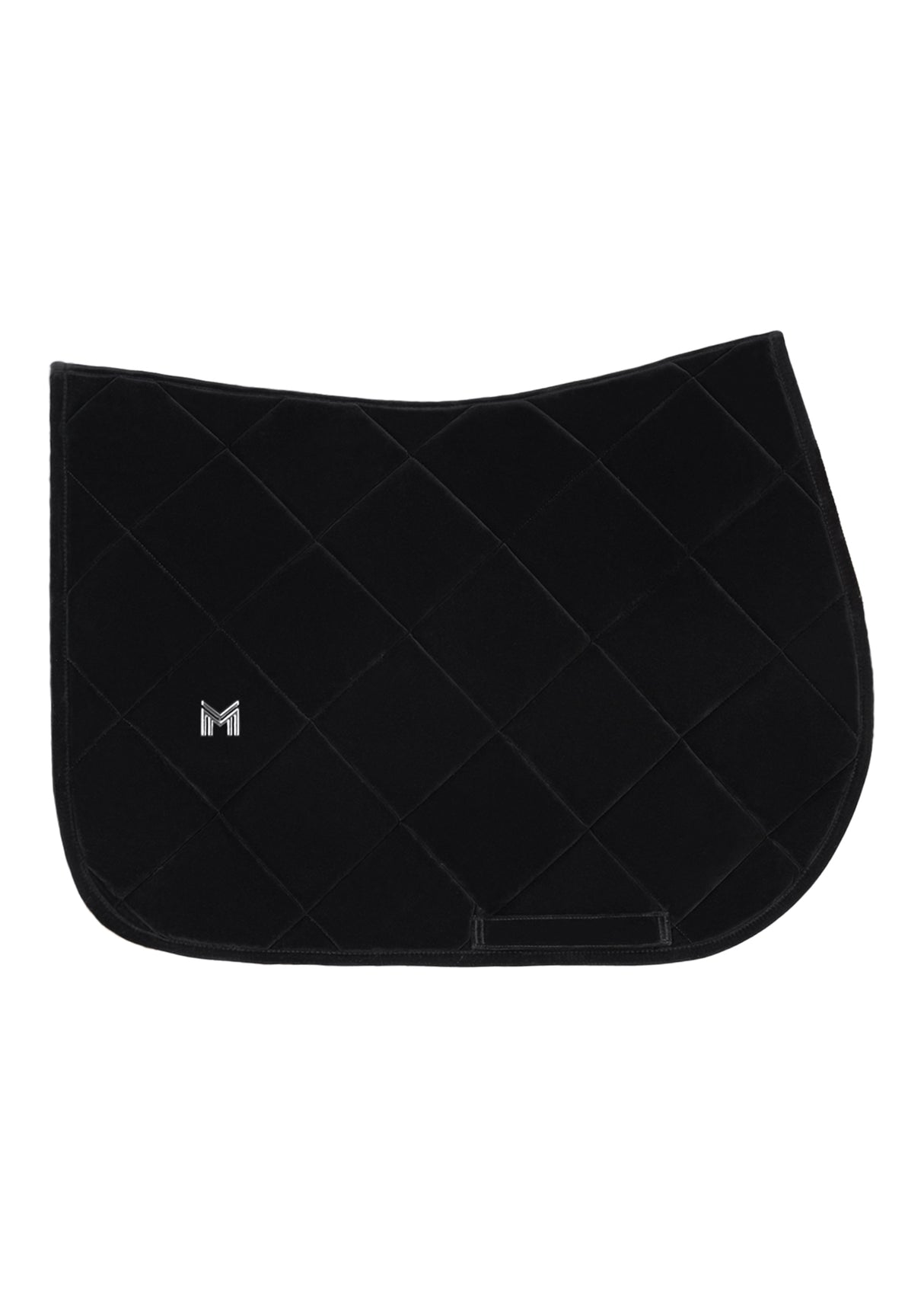 Maximilian Velvet Jump Saddle Pad Black