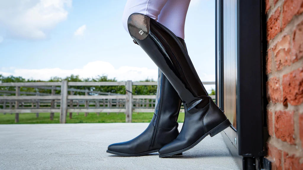 Premier Equine Levade Ladies Leather Dressage Riding Boots Black