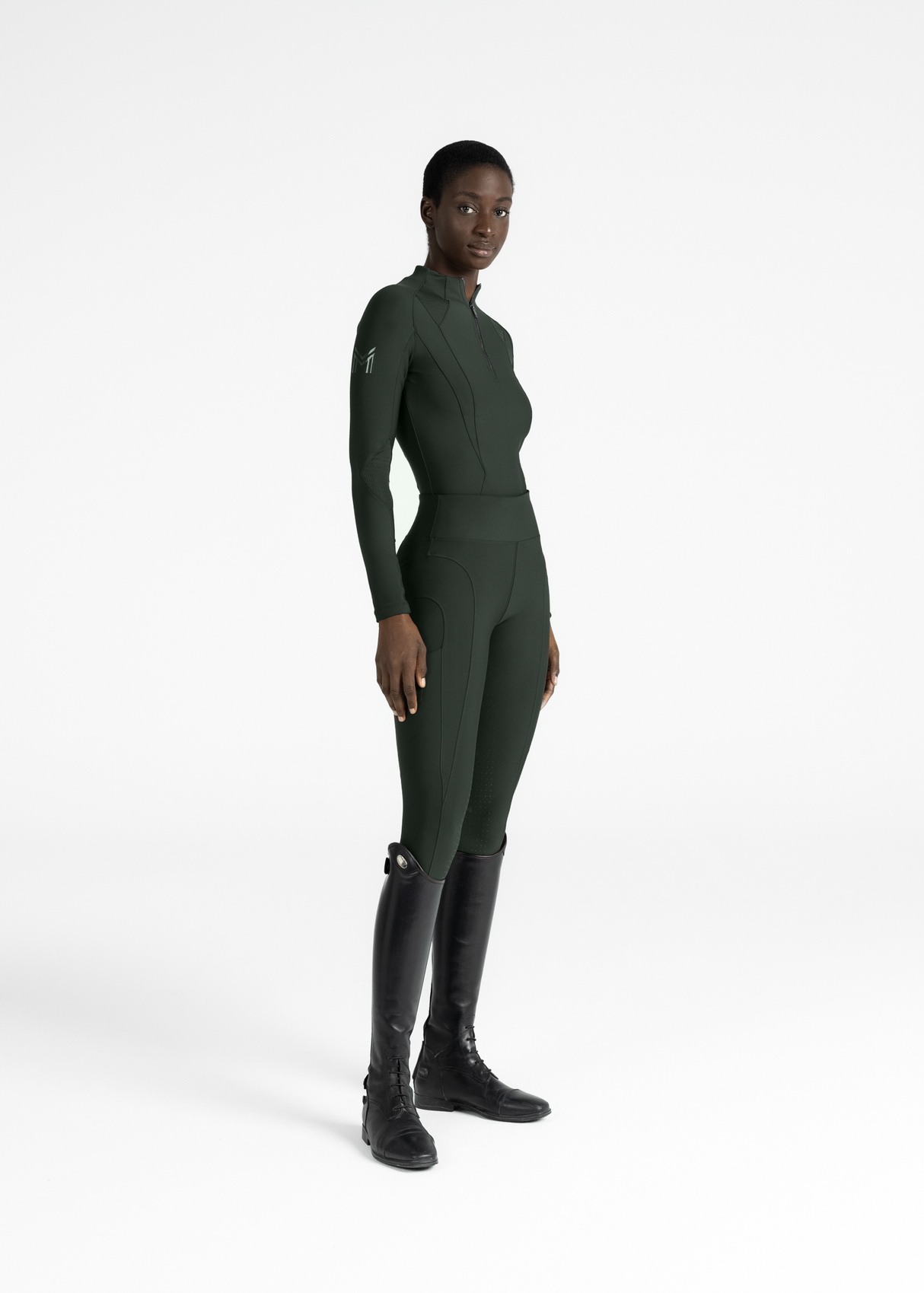Maximilian Frame Long Sleeve Base Layer Hunter Green