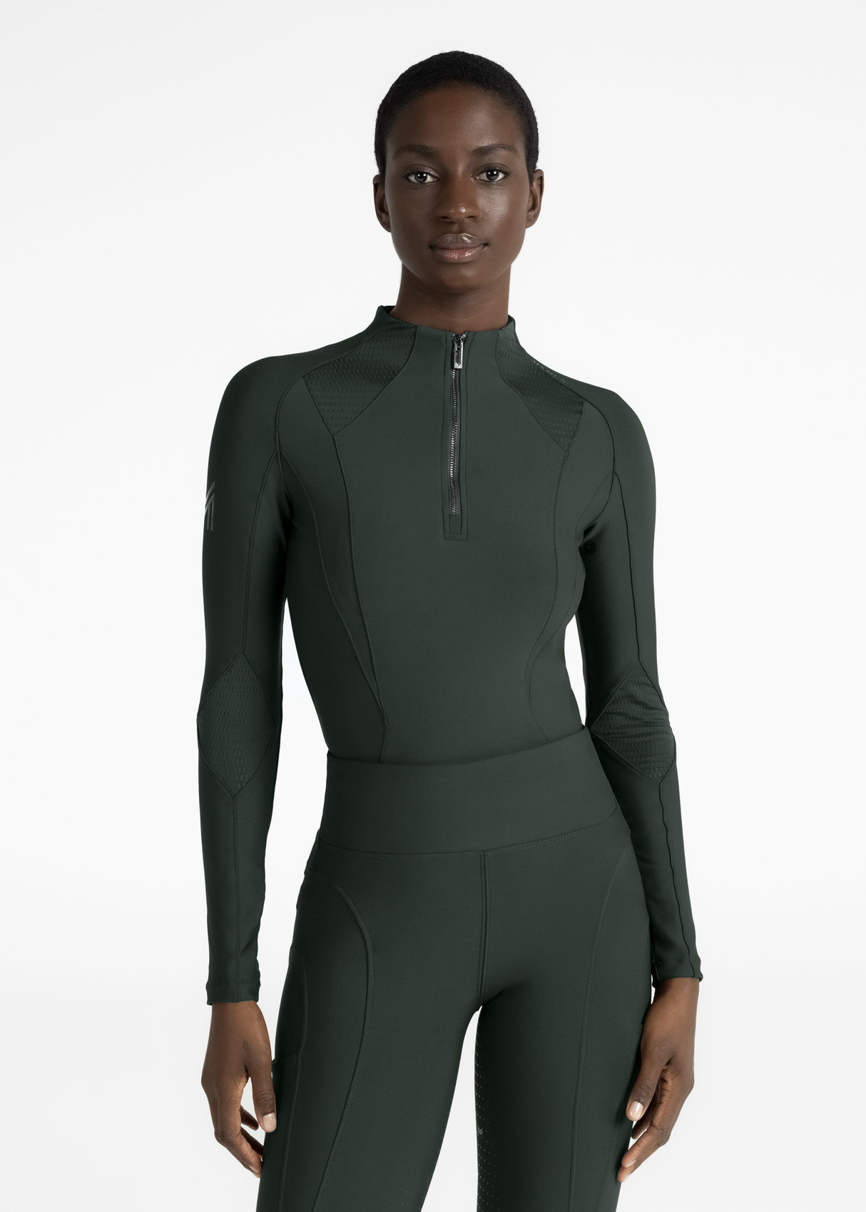 Maximilian Frame Long Sleeve Base Layer Hunter Green