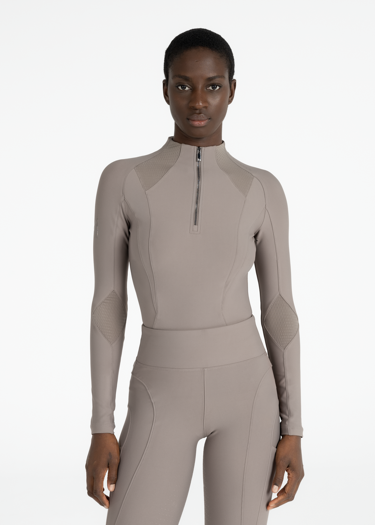 Maximilian Frame Long Sleeve Base Layer Taupe