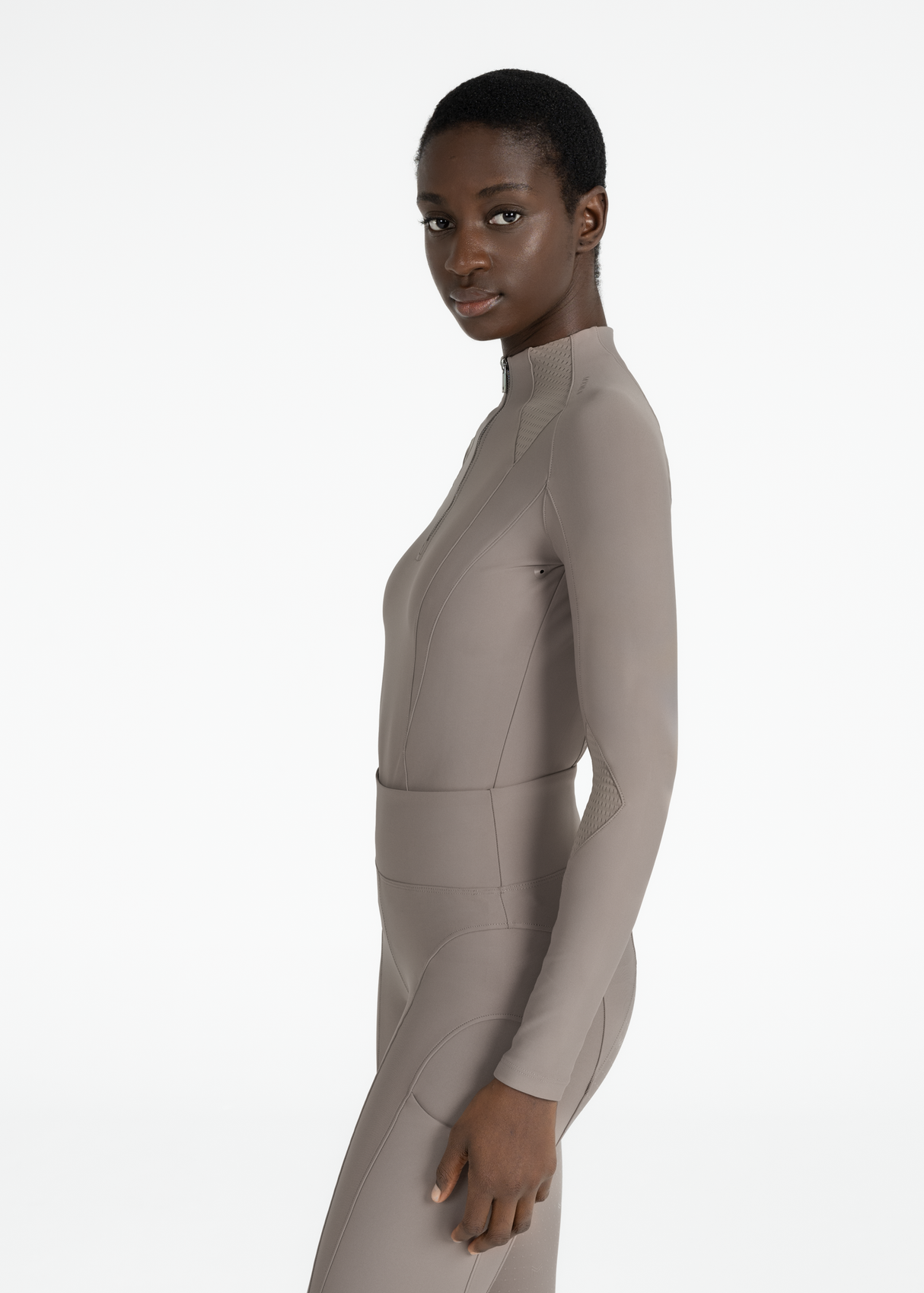 Maximilian Frame Long Sleeve Base Layer Taupe