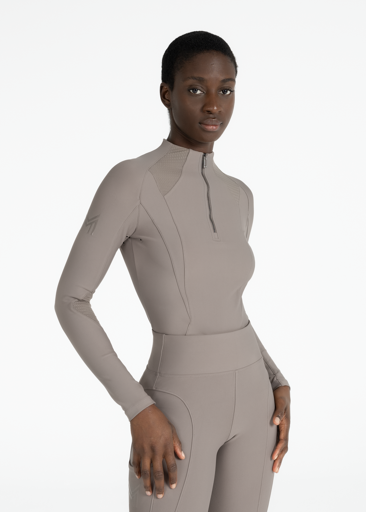 Maximilian Frame Long Sleeve Base Layer Taupe