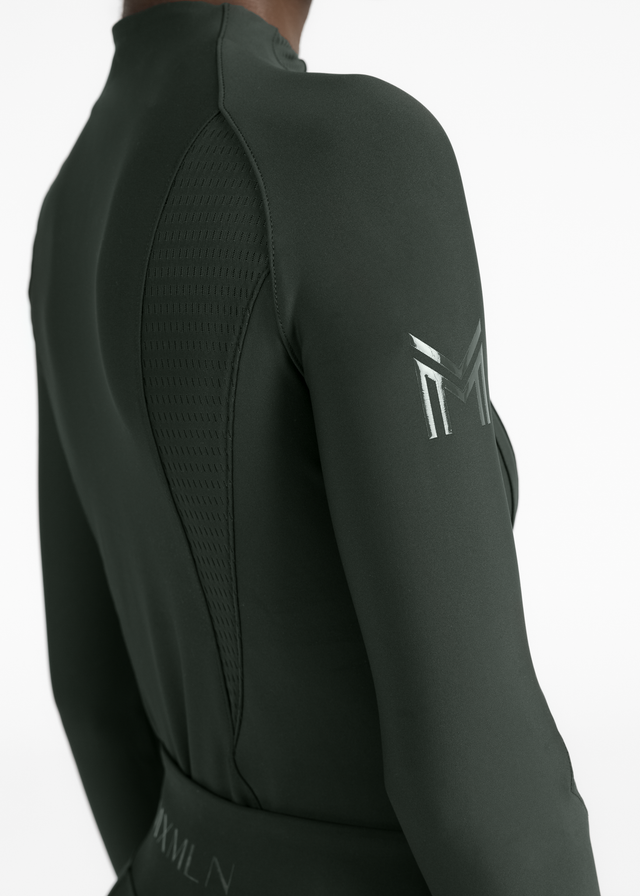 Maximilian Frame Long Sleeve Base Layer Hunter Green