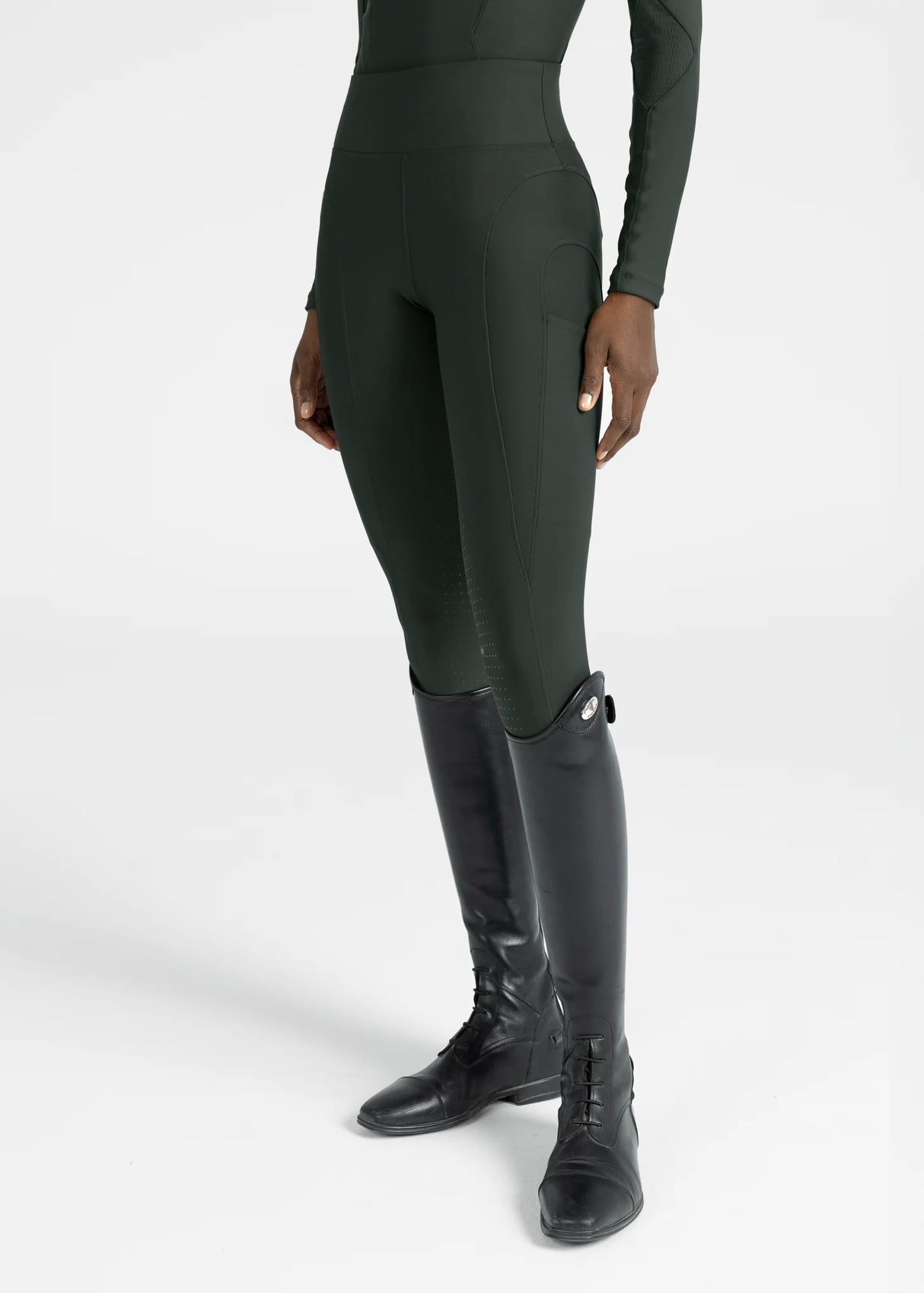 Maximilian Outline Riding Leggings Hunter Green