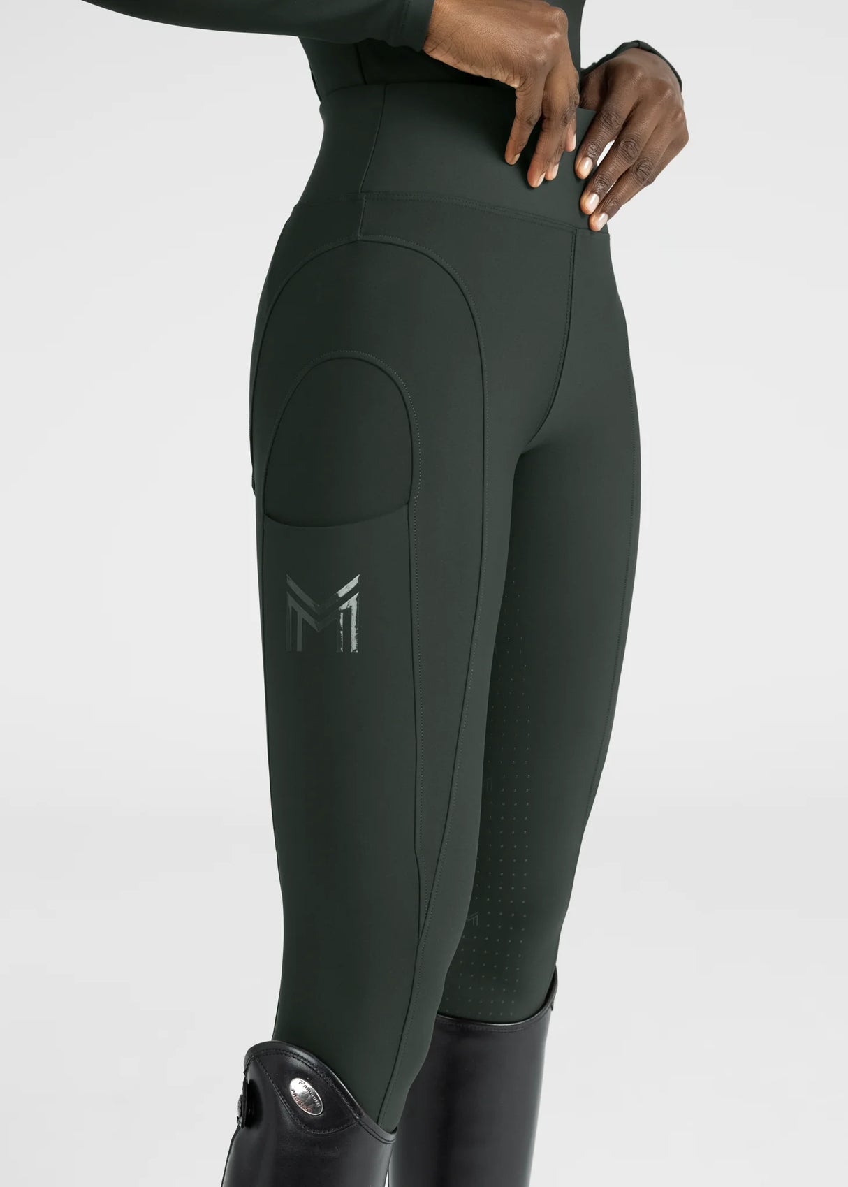 Maximilian Outline Riding Leggings Hunter Green
