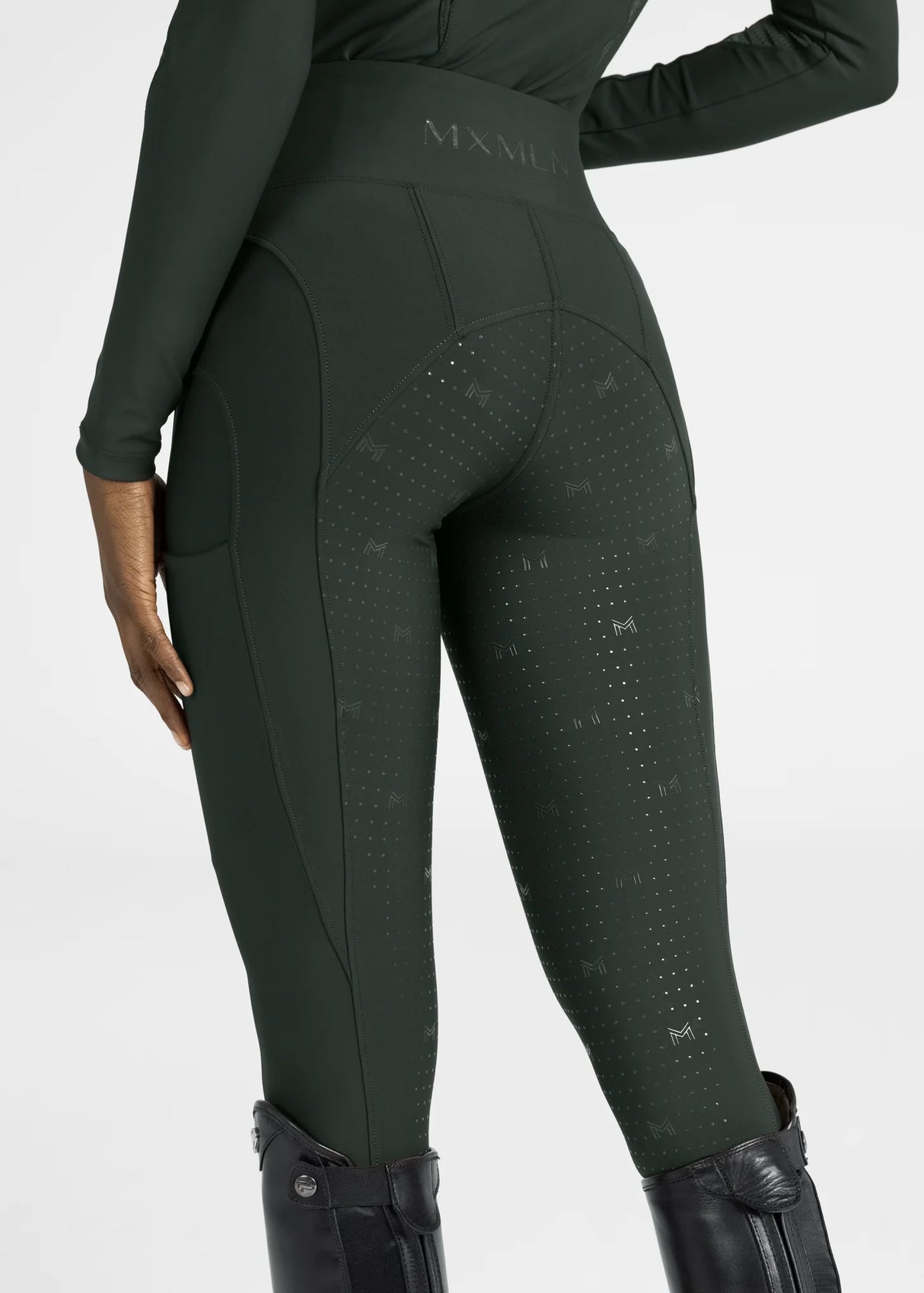 Maximilian Outline Riding Leggings Hunter Green