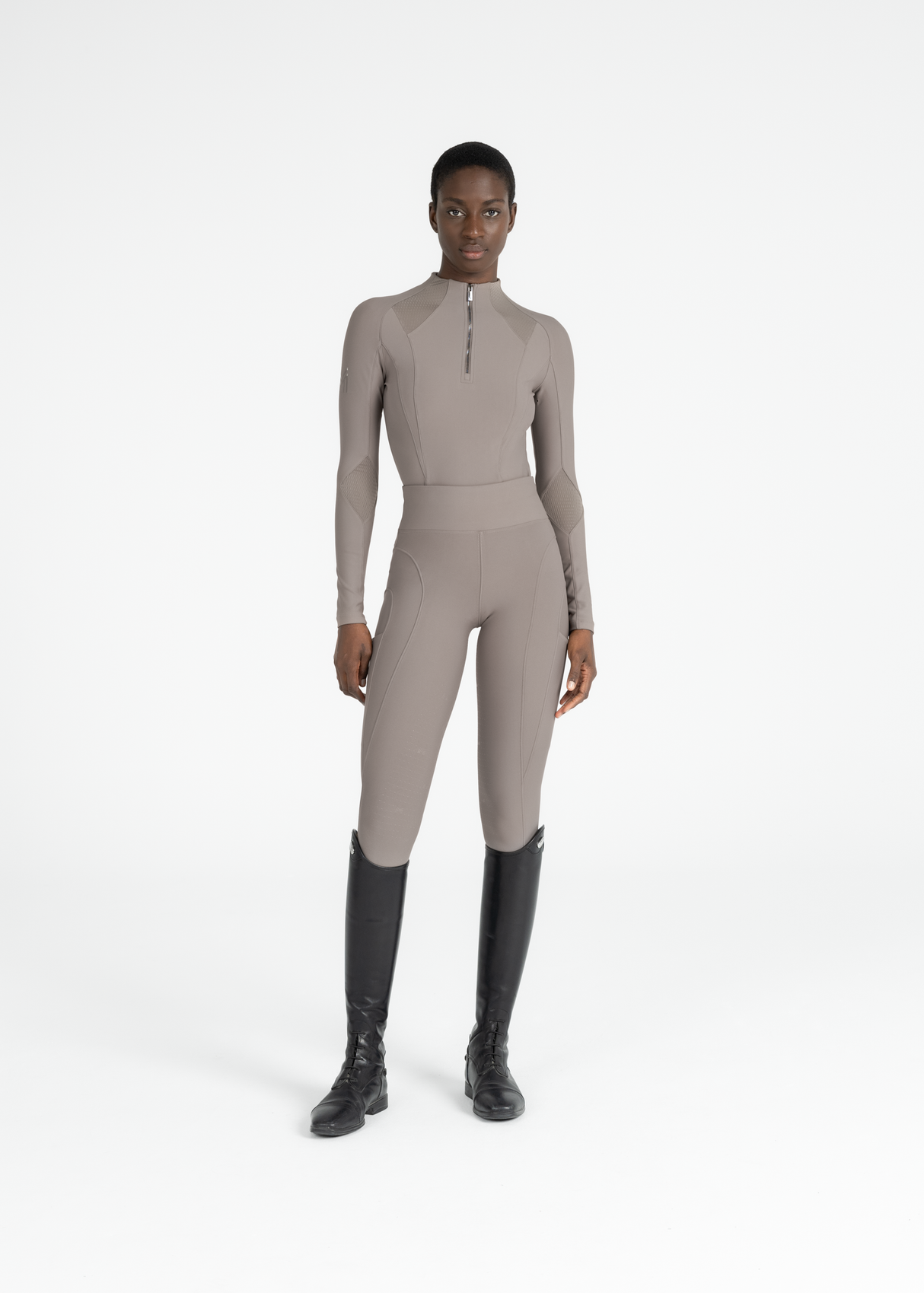 Maximilian Frame Long Sleeve Base Layer Taupe