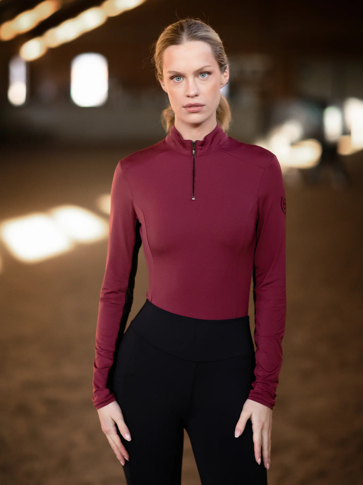 Equestrian Stockholm Air Breeze Base Layer Bordeaux