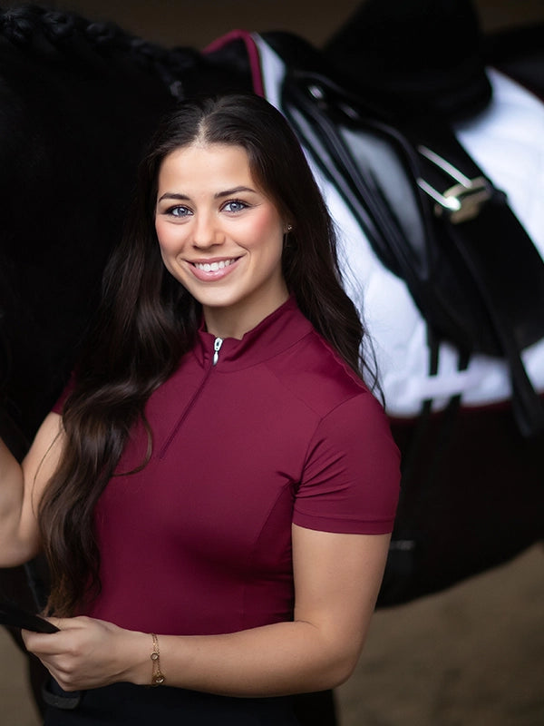 Equestrian Stockholm Ultra Thin Lightness Base Layer Bordeaux