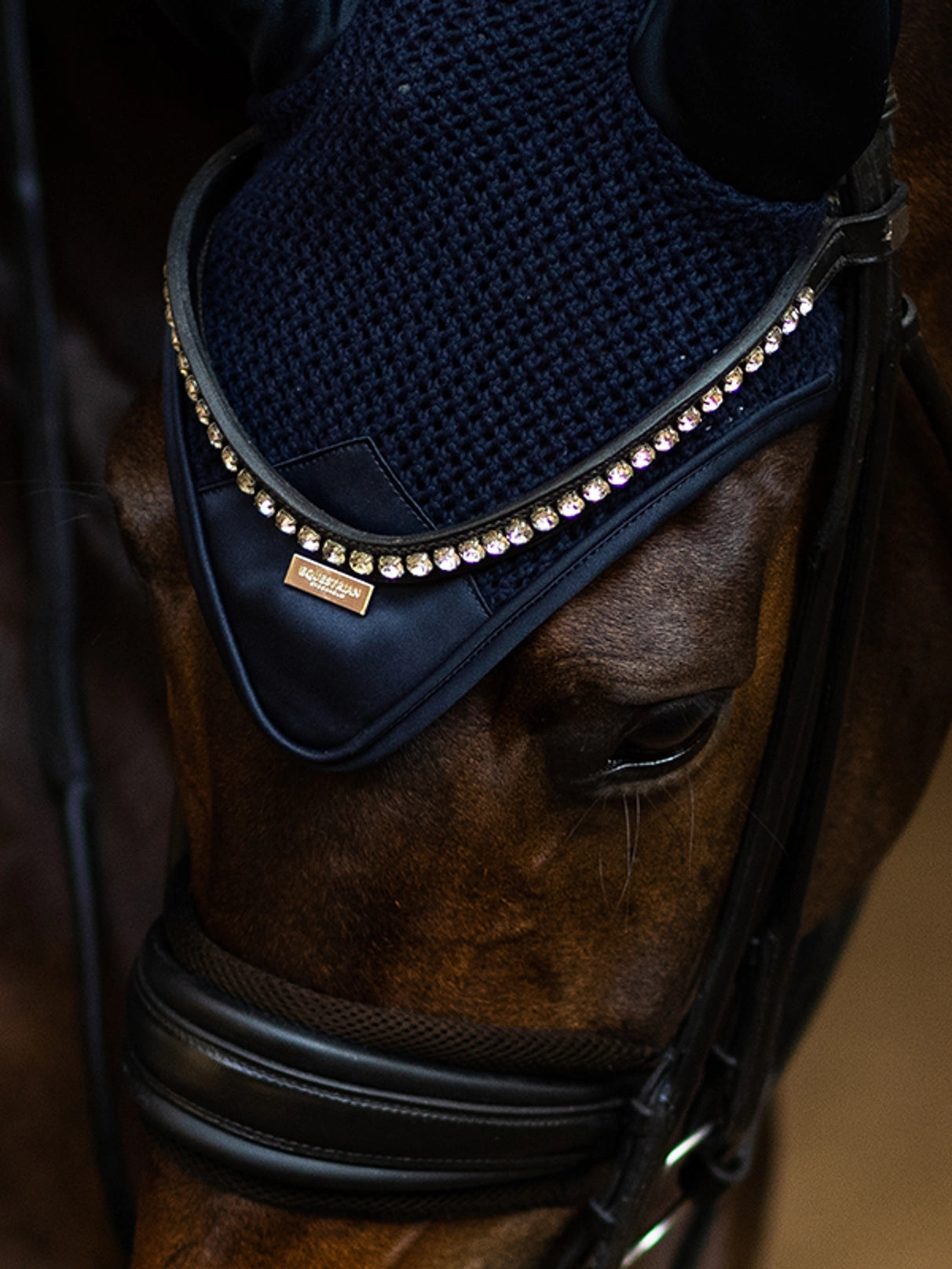 Equestrian Stockholm Noseband Padding Brown