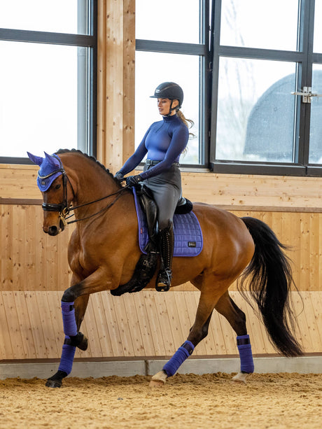 LeMieux Spectrum Dressage Saddle Pad Bluebell