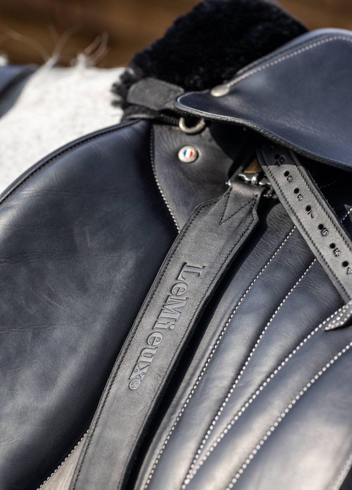 LeMieux Vector Pro Stirrup Leather Black