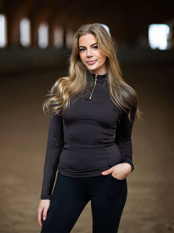 Equestrian Stockholm Air Breeze Base Layer Golden Brown