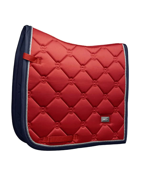 Equestrian Stockholm Dressage Saddle Pad Grenadine