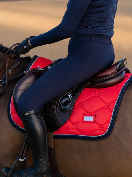 Equestrian Stockholm Jump Saddle Pad Grenadine