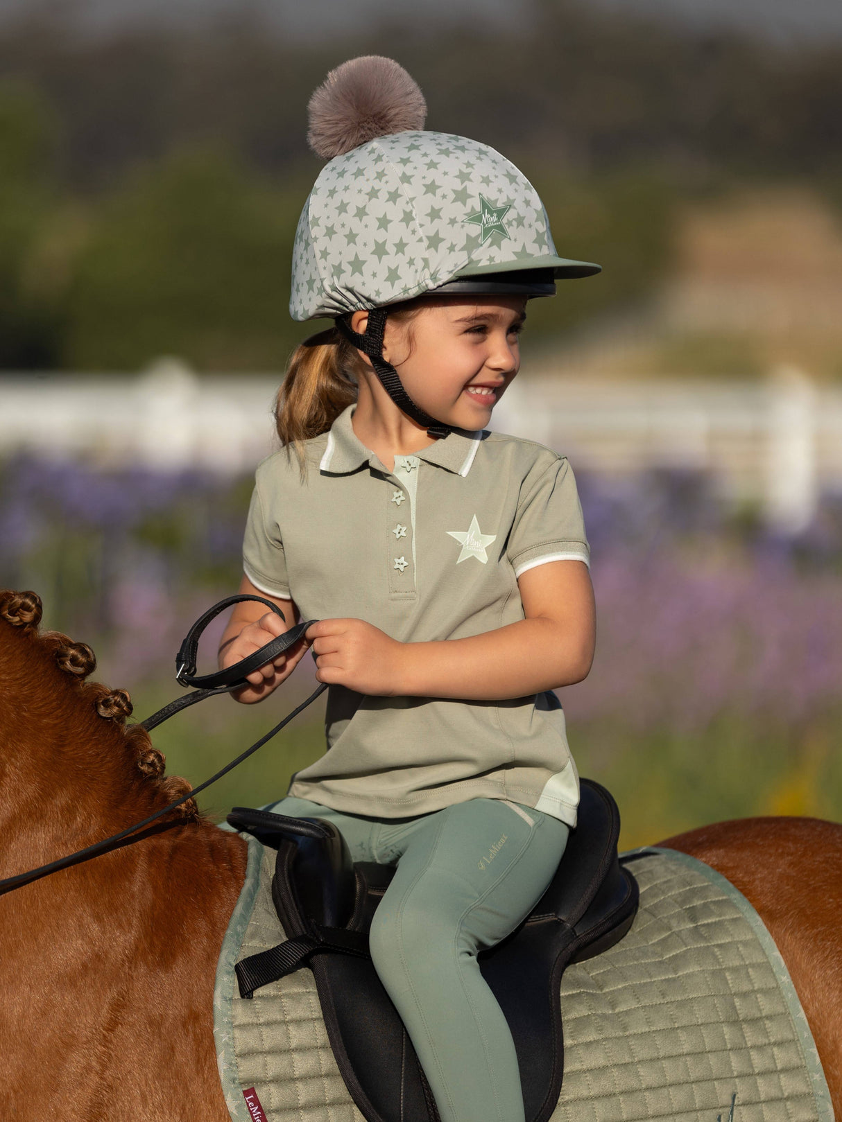 LeMieux Mini Polo Shirt Fern