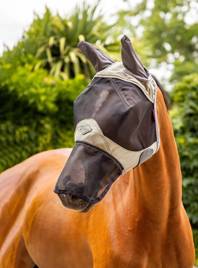 LeMieux Visor-Tek Full Fly Mask Fern