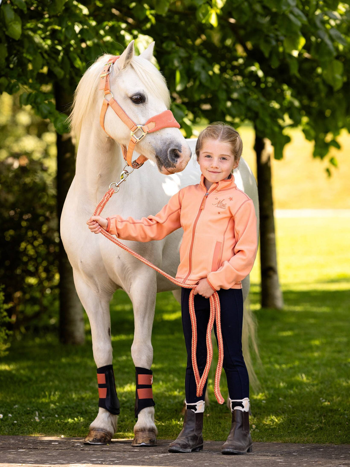 LeMieux Mini Mari Zip Through Jacket Sherbert