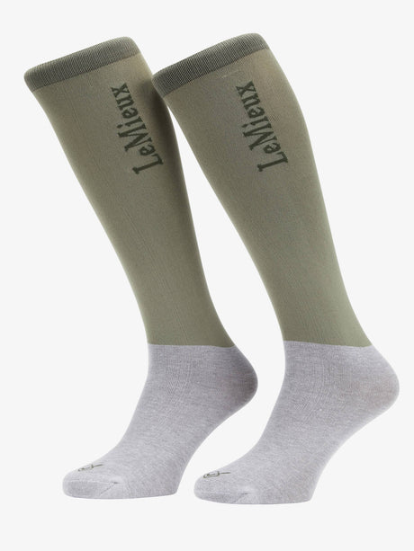 LeMieux Competition Socks Fern - 2 Pack