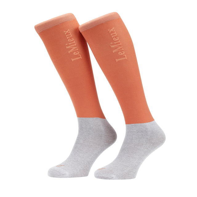 LeMieux Competition Socks Apricot - 2 Pack