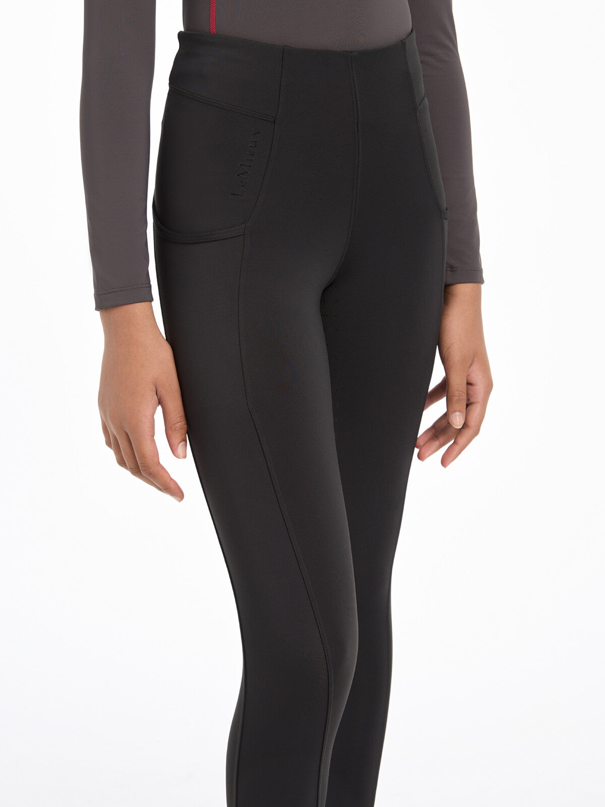 LeMieux Young Rider Orla Pull On Breeches Black