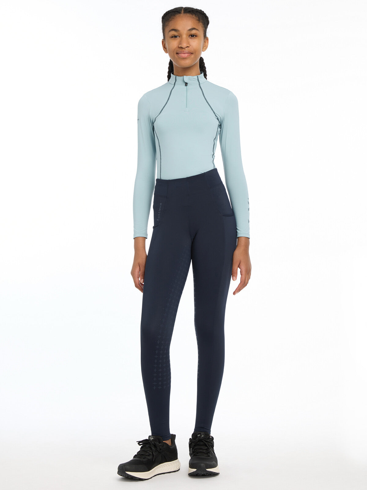 LeMieux Young Rider Orla Pull On Breeches Navy