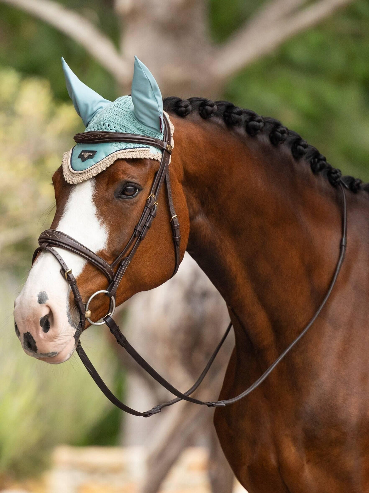 LeMieux Loire Fly Hood Aqua