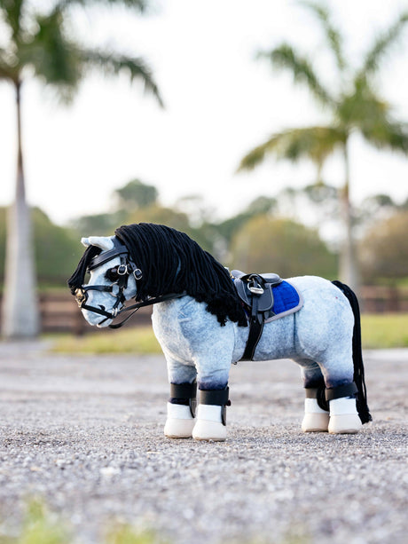 LeMieux Toy Pony Jump Saddle & Stud Girth Black