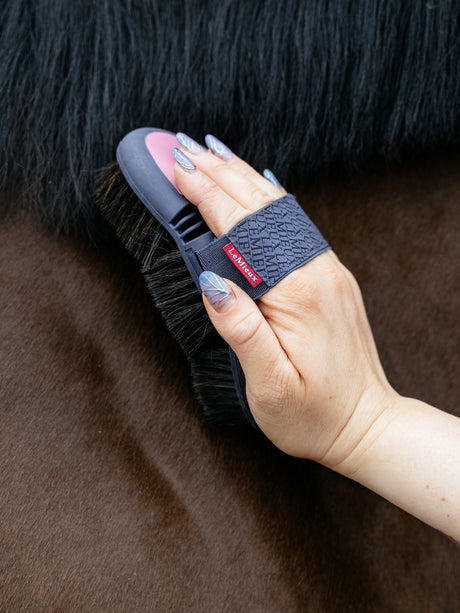 LeMieux Flexi Horse Hair Body Brush Peony