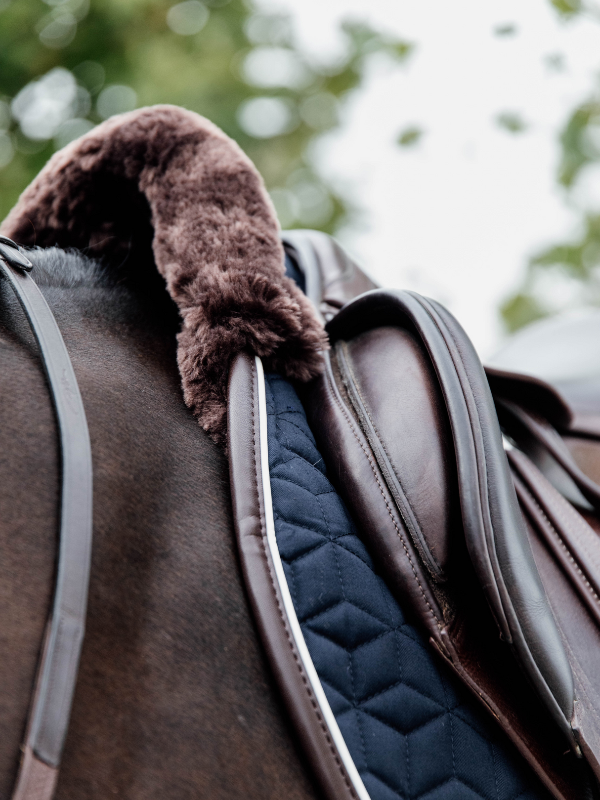 Kentucky Skin Friendly Jump Saddle Pad Navy