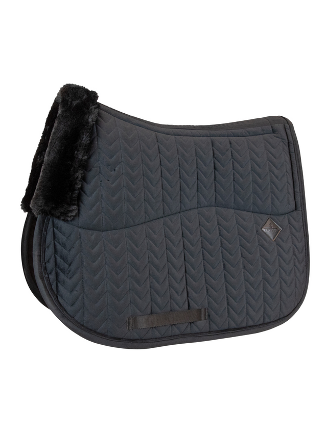 Kentucky Velvet Skin Friendly Jump Saddle Pad Black