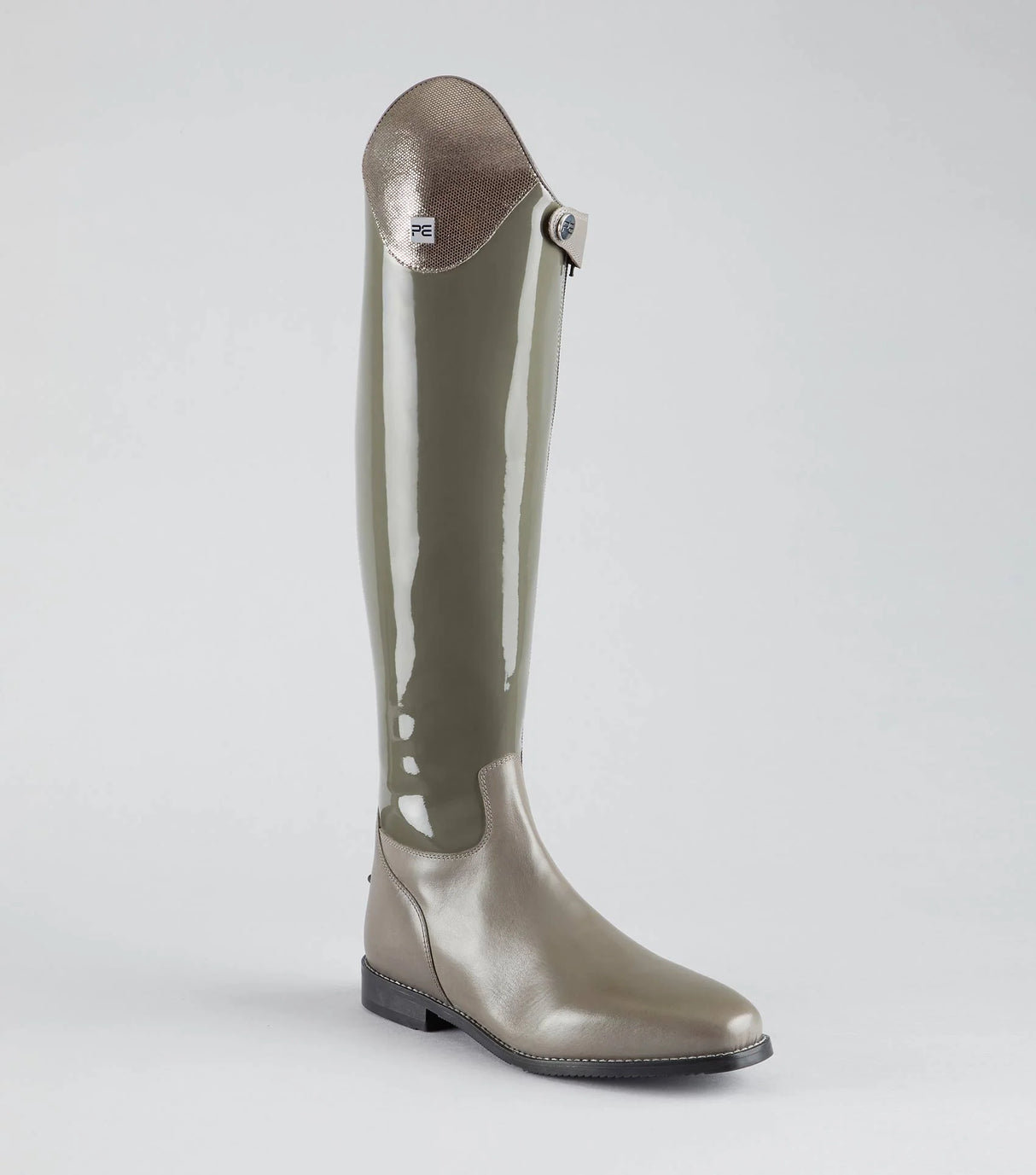 Premier Equine Levade Ladies Leather Dressage Riding Boots Grey