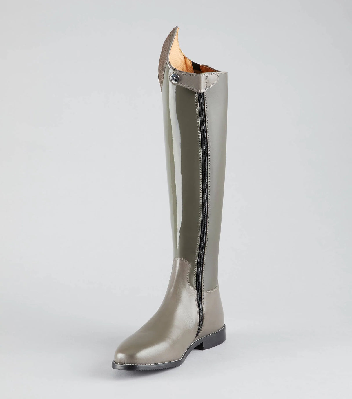 Premier Equine Levade Ladies Leather Dressage Riding Boots Grey