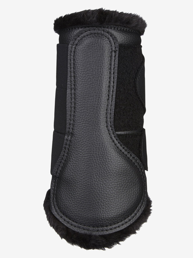 LeMieux Fleece Lined Brushing Boots Black/Black