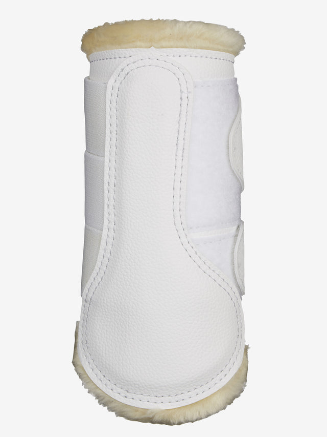 LeMieux Fleece Lined Brushing Boots White/Natural