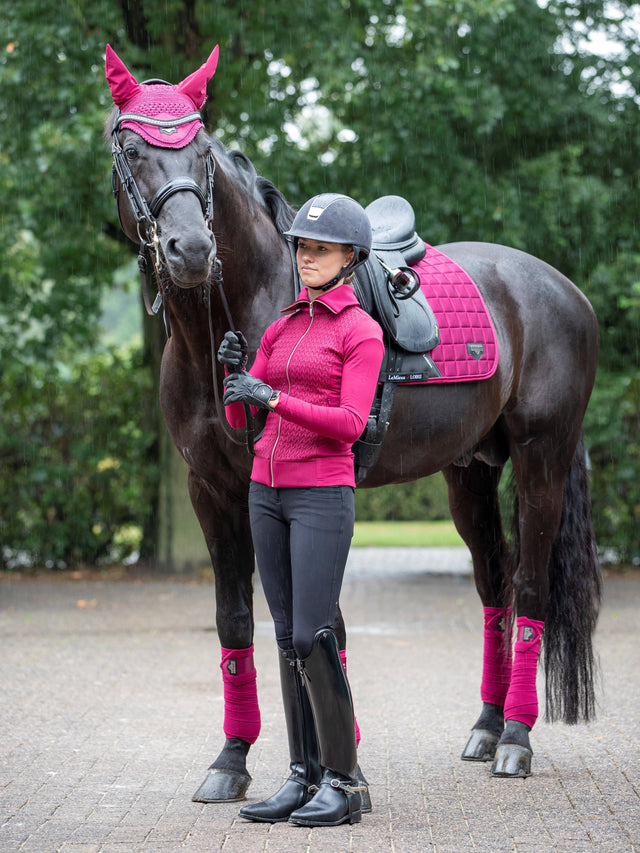 LeMieux Loire Classic Dressage Square Saddle Pad Mulberry