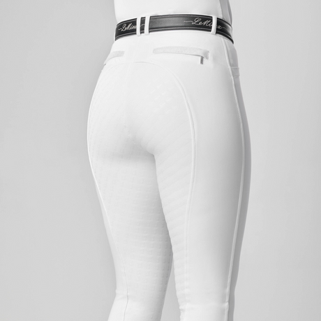 LeMieux Dynamique Full Seat Breeches White