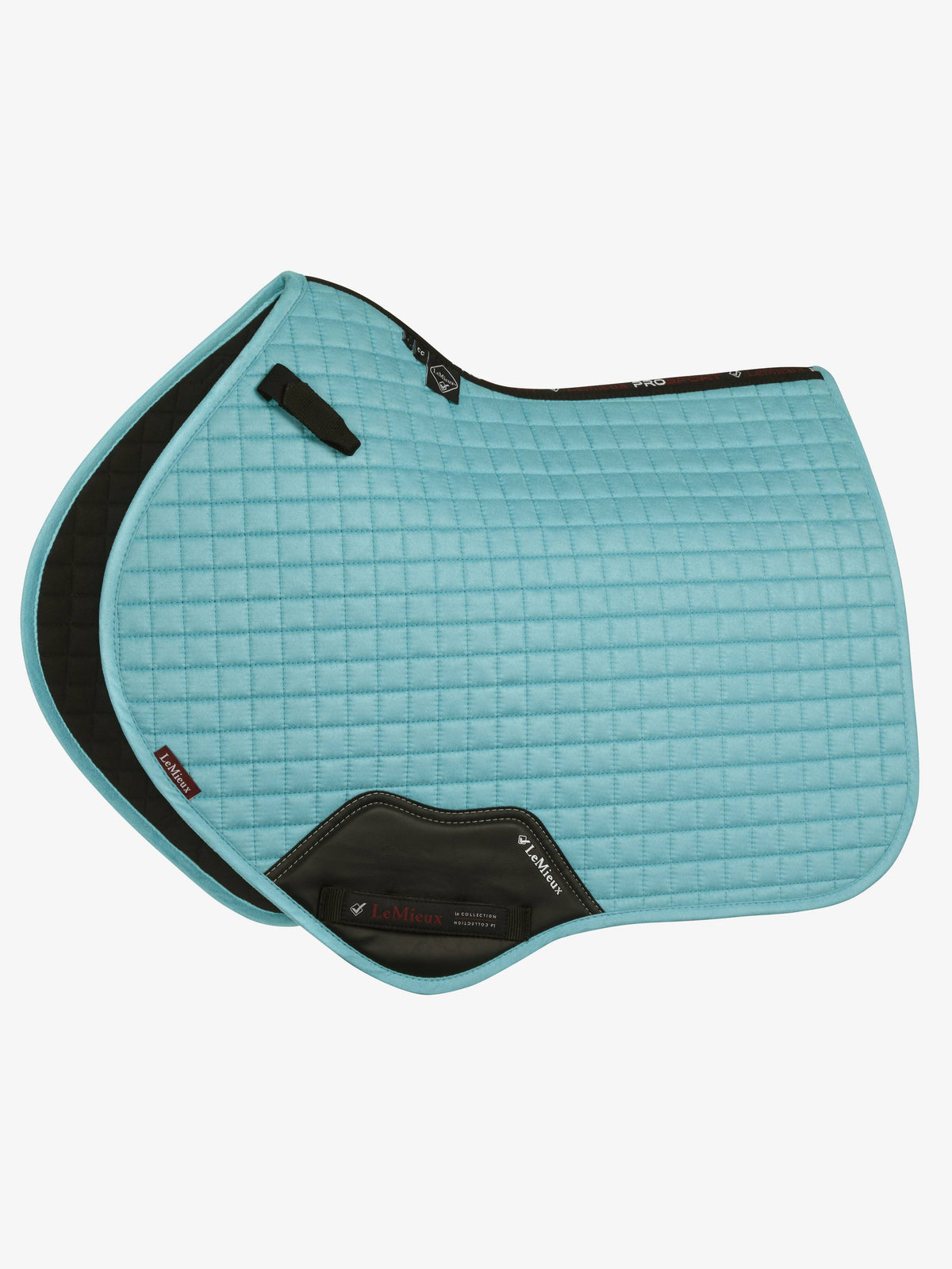 LeMieux Suede Close Contact Square Jump Saddle Pad Azure