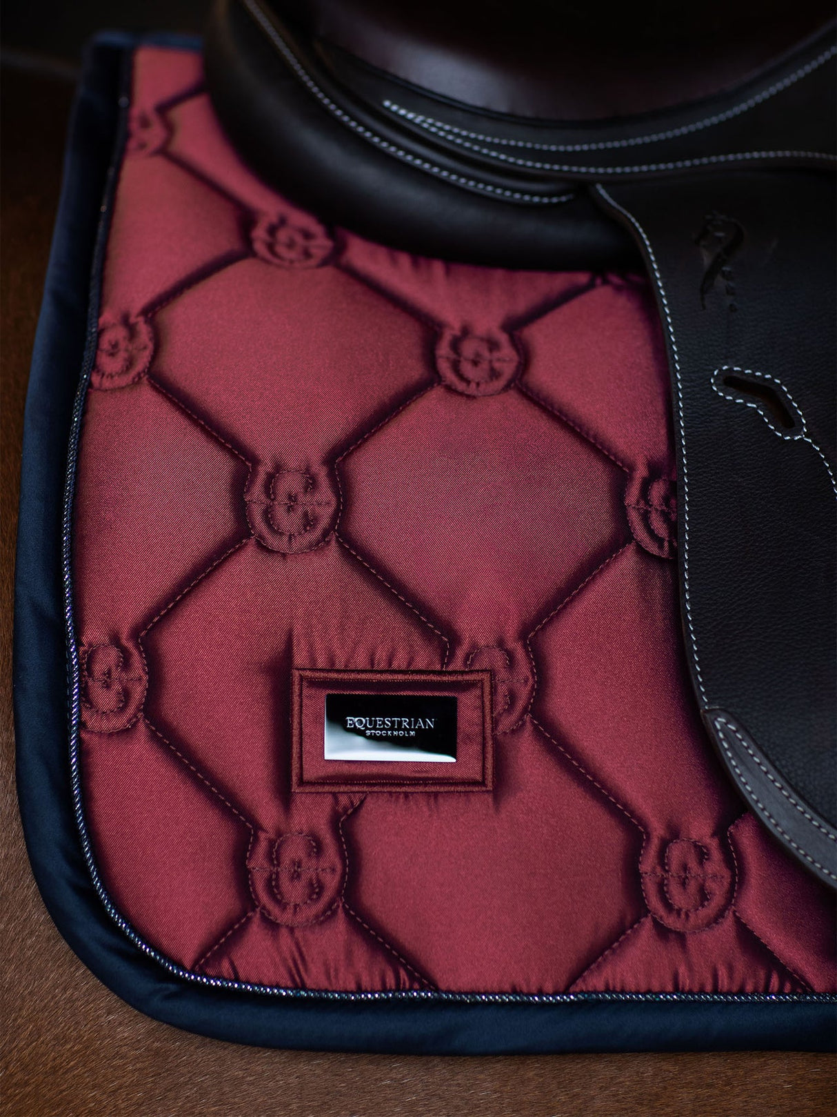 Equestrian Stockholm Twill Jump Saddle Pad Luxe