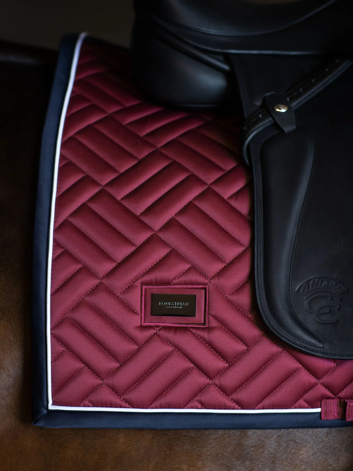 Equestrian Stockholm Modern Dressage Saddle Pad Luxe