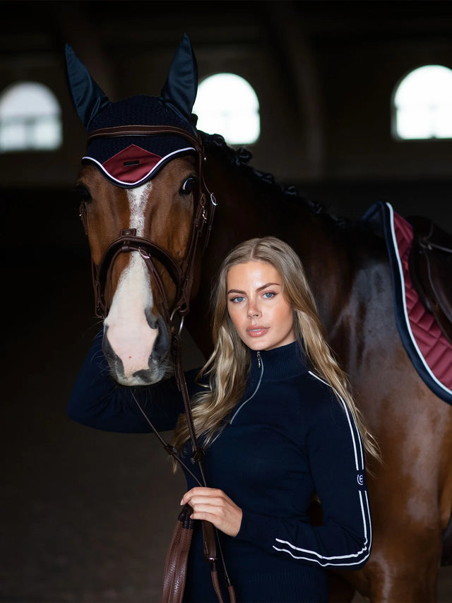 Equestrian Stockholm Modern Ear Bonnet Luxe