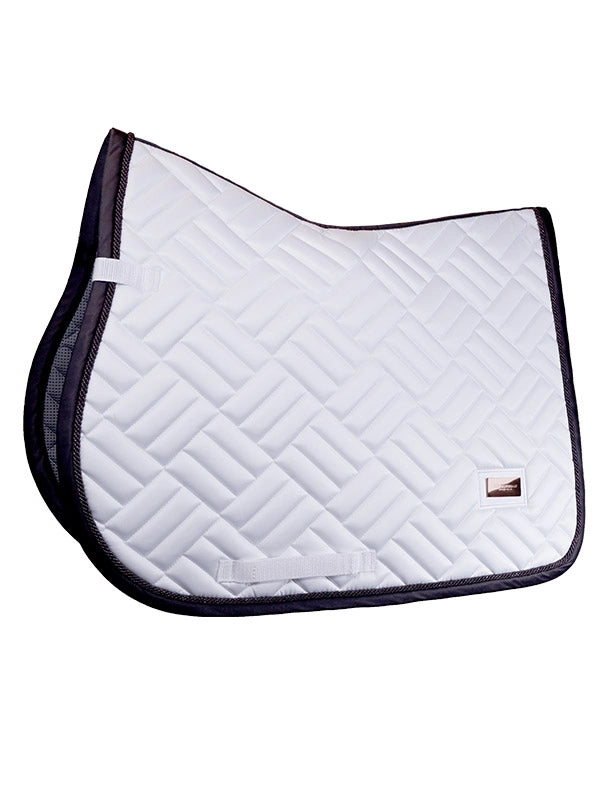 Equestrian Stockholm Modern Jump Saddle Pad White Moonless Night