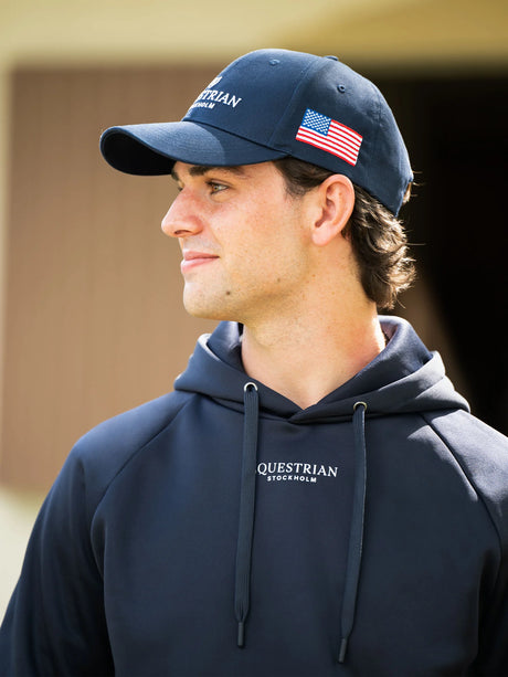 Equestrian Stockholm Ease Mens Hoodie Navy