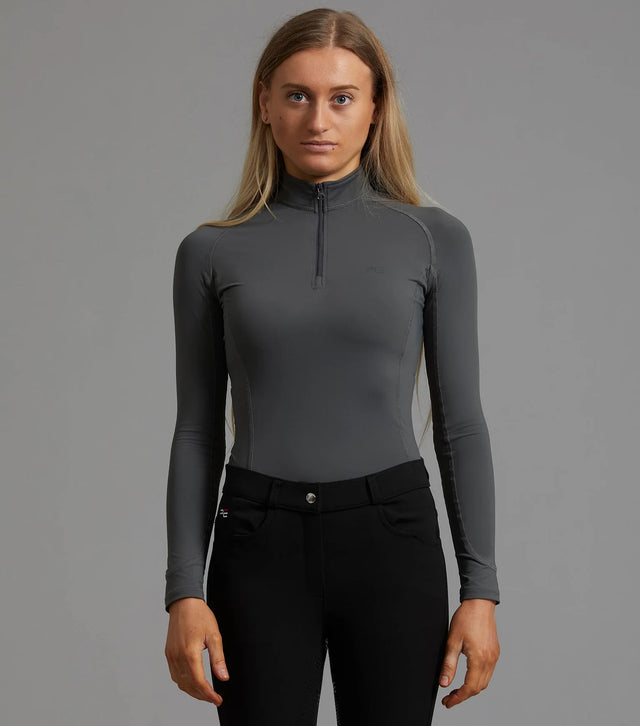 Premier Equine Ombretta Technical Base Layer Anthracite Grey