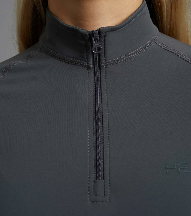 Premier Equine Ombretta Technical Base Layer Anthracite Grey