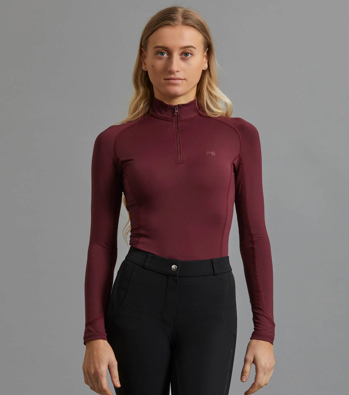 Premier Equine Ombretta Technical Base Layer Wine